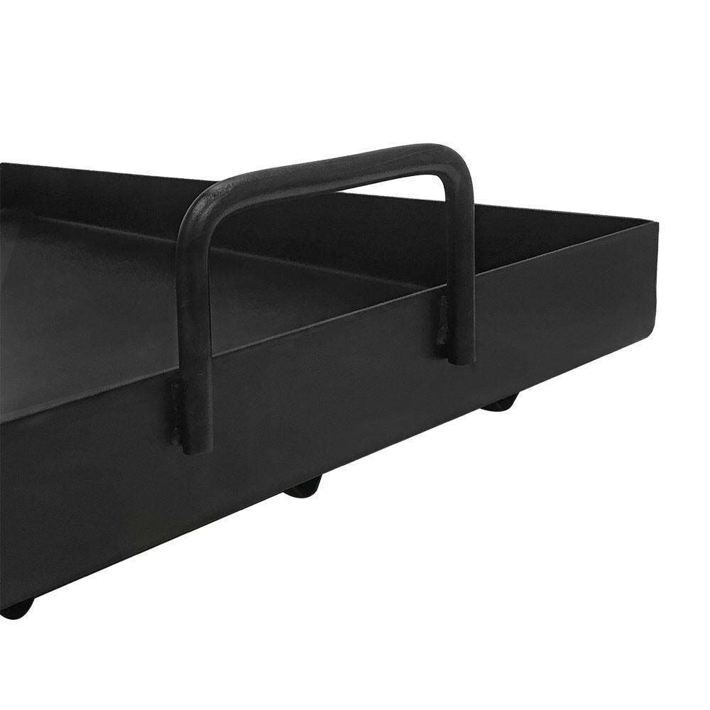 Black Steel Non Stick Coating Flat Top Griddle Plancha For Double Burner 32”