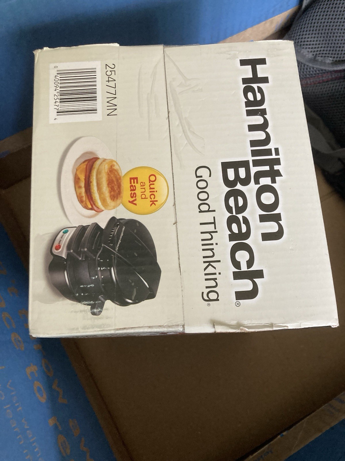 Hamilton Beach Breakfast Sandwich Maker, Black, New In Box