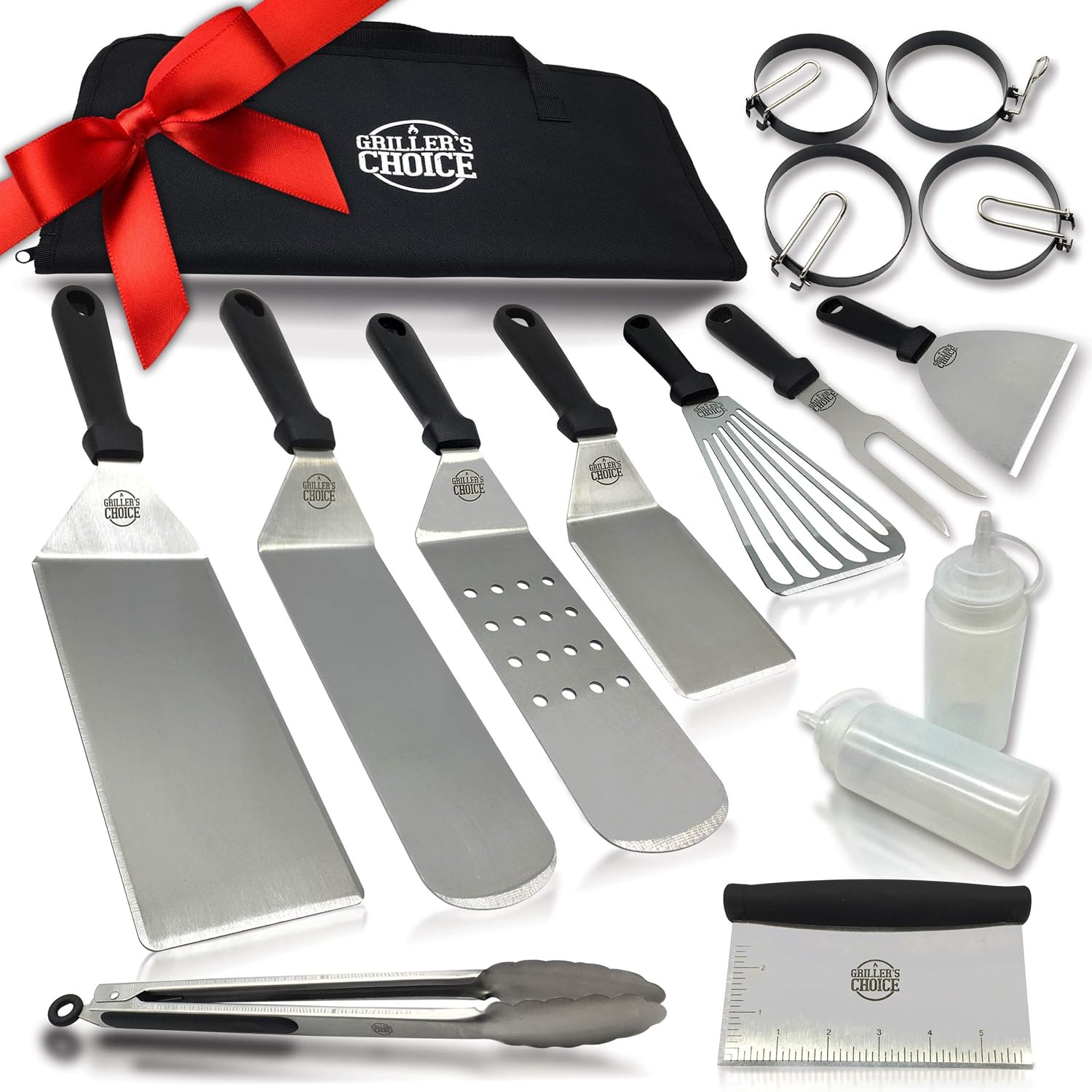 Griller’S Choice Professional Stainless Steel Griddle Accessories, Flat Top Gril