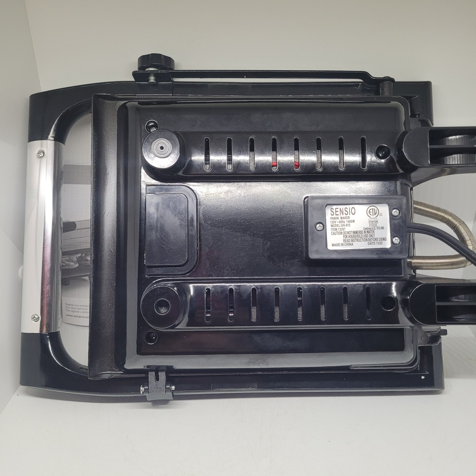 Bella Sensio Panini Maker Model GH-815