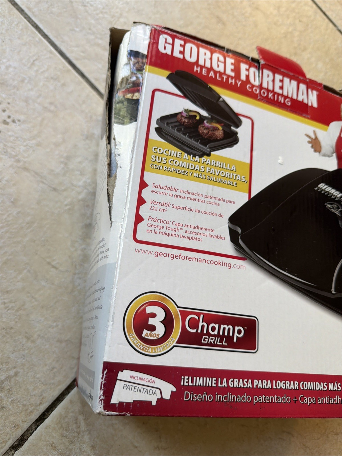 Brand new George Foreman Jumbo Family grill- Black