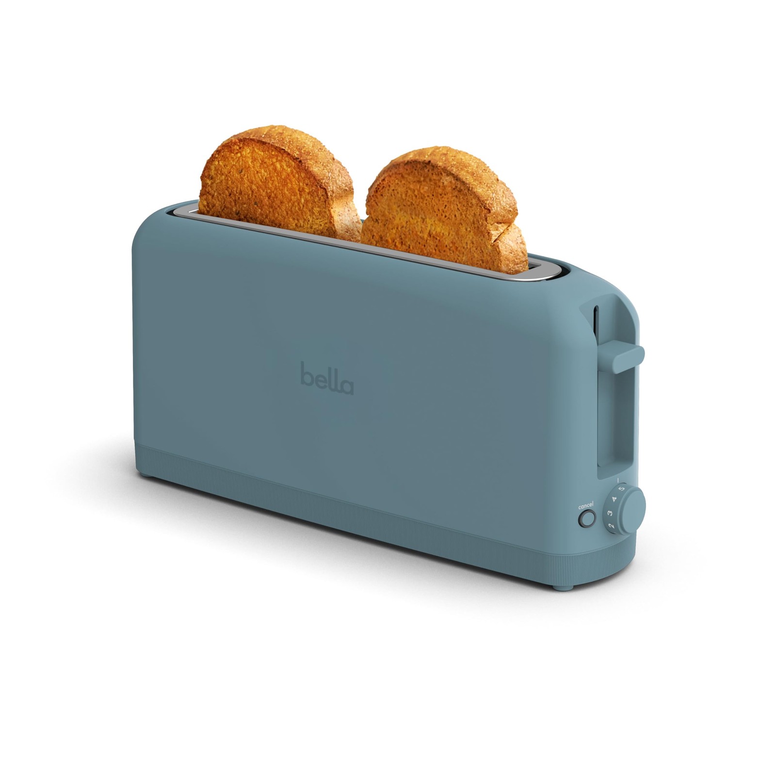 bella 2 Slice Slim Toaster, Fits-anywhere™ Kitchenware, 6 2 Slice, Surf