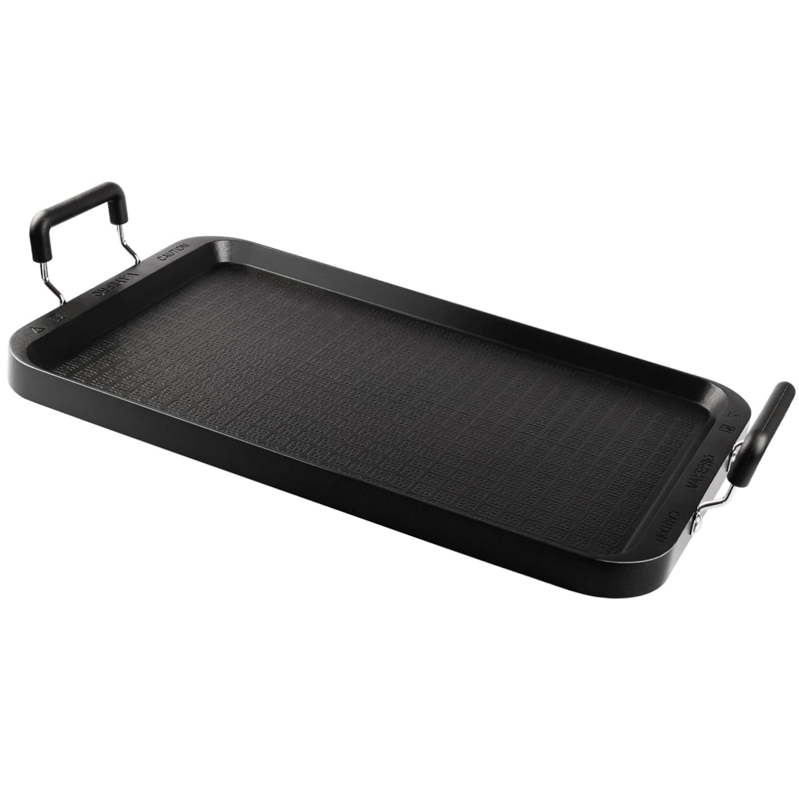 Stove Top Flat Griddle, 17 Inch 2 Burner Griddle Pan for Stove Top Grill, Alu…