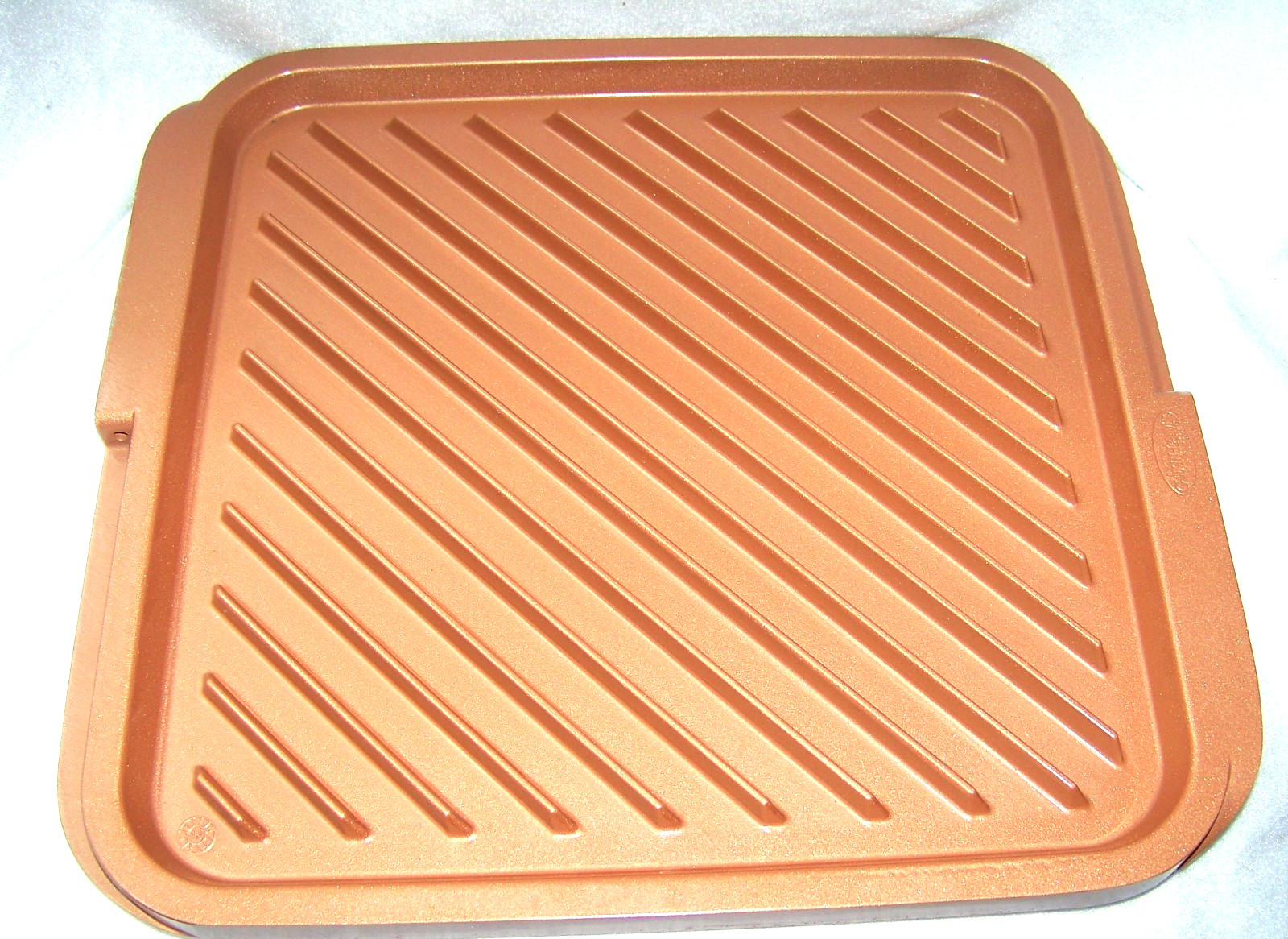 Gotham Steel Reversible Indoor 11 ” Grill and Griddle Pan Titanium Ceramic