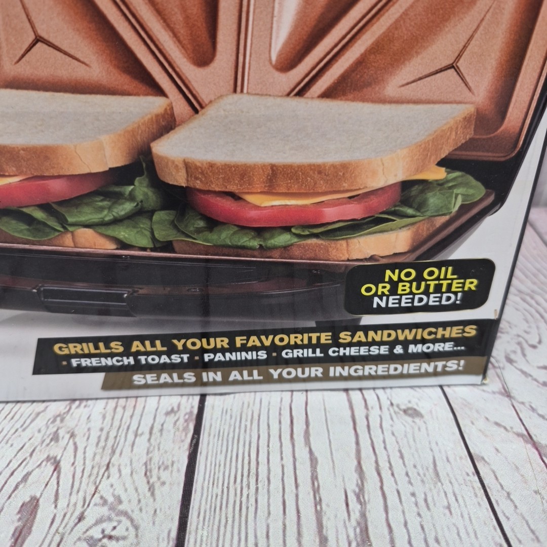 Nonstick Panini Press Sandwich Maker 2In1 Breakfast Sandwich Maker Grill