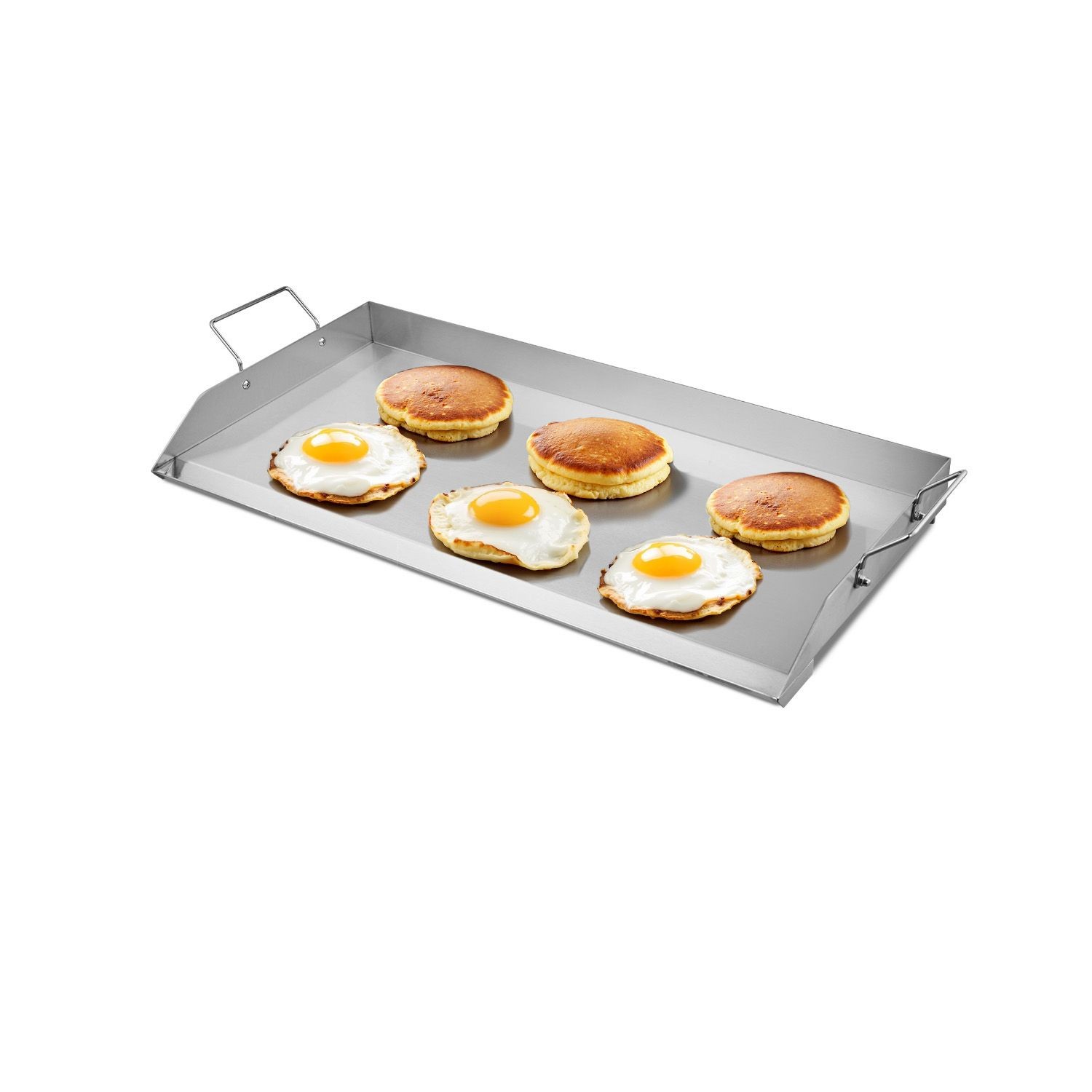 32×16 inch Stainless Steel Flat Top Griddle for Gas Grill, Teppanyaki, Camping