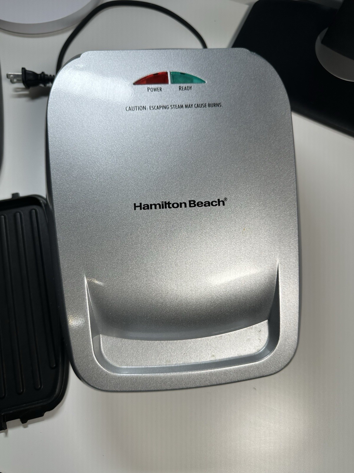 Hamilton Beach Panini Press & Indoor Grill (Model 25359 or similar) Used