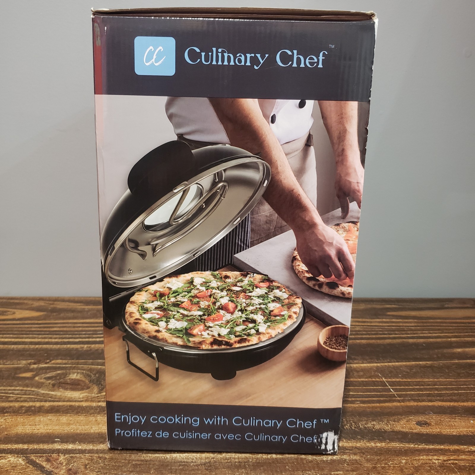 Culinary Chef Indoor Countertop Pizza Oven Pizza Stone High Temperature New