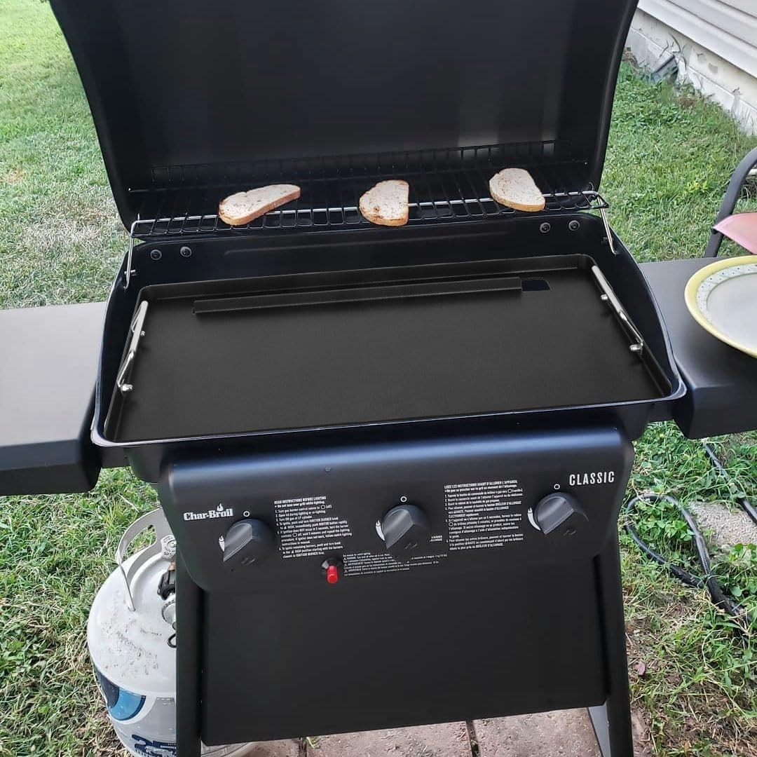 Full-Size Griddle Inserts for Charbroil Classic 360 32 Burner Grill Carbon Steel