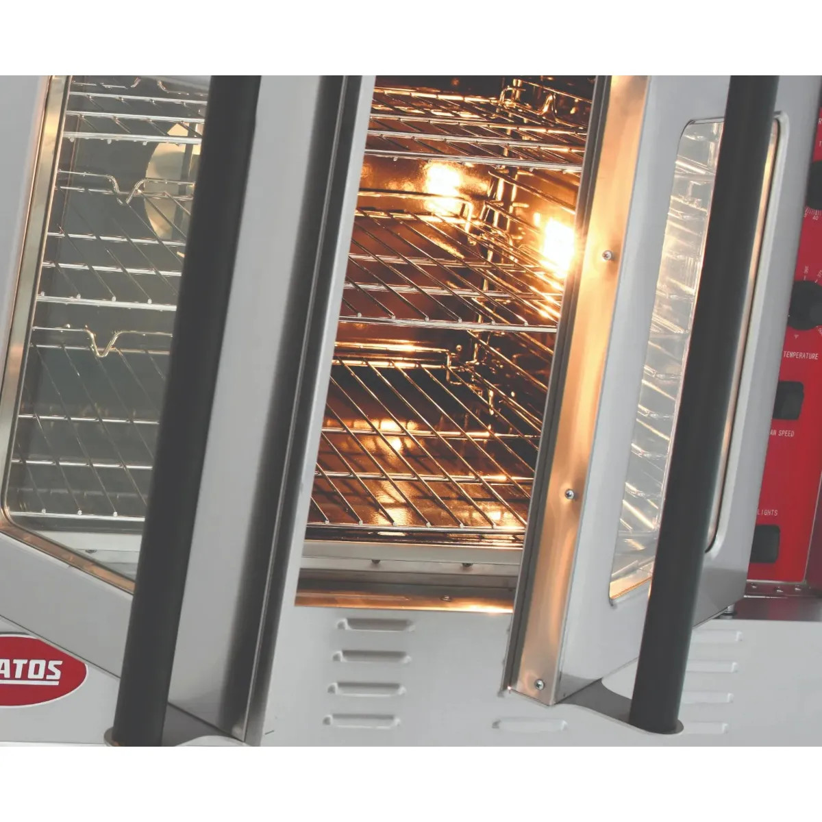 Kratos Commerial Oven Double Floor Electric Convection Oven, 240V, 1 Phase