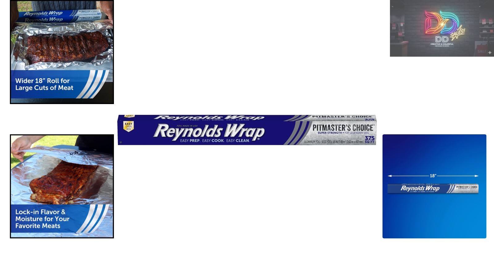 Extra Thick 37.5 Sq Ft Grilling Foil, 18 Inch Wide for Barbecue Perfection