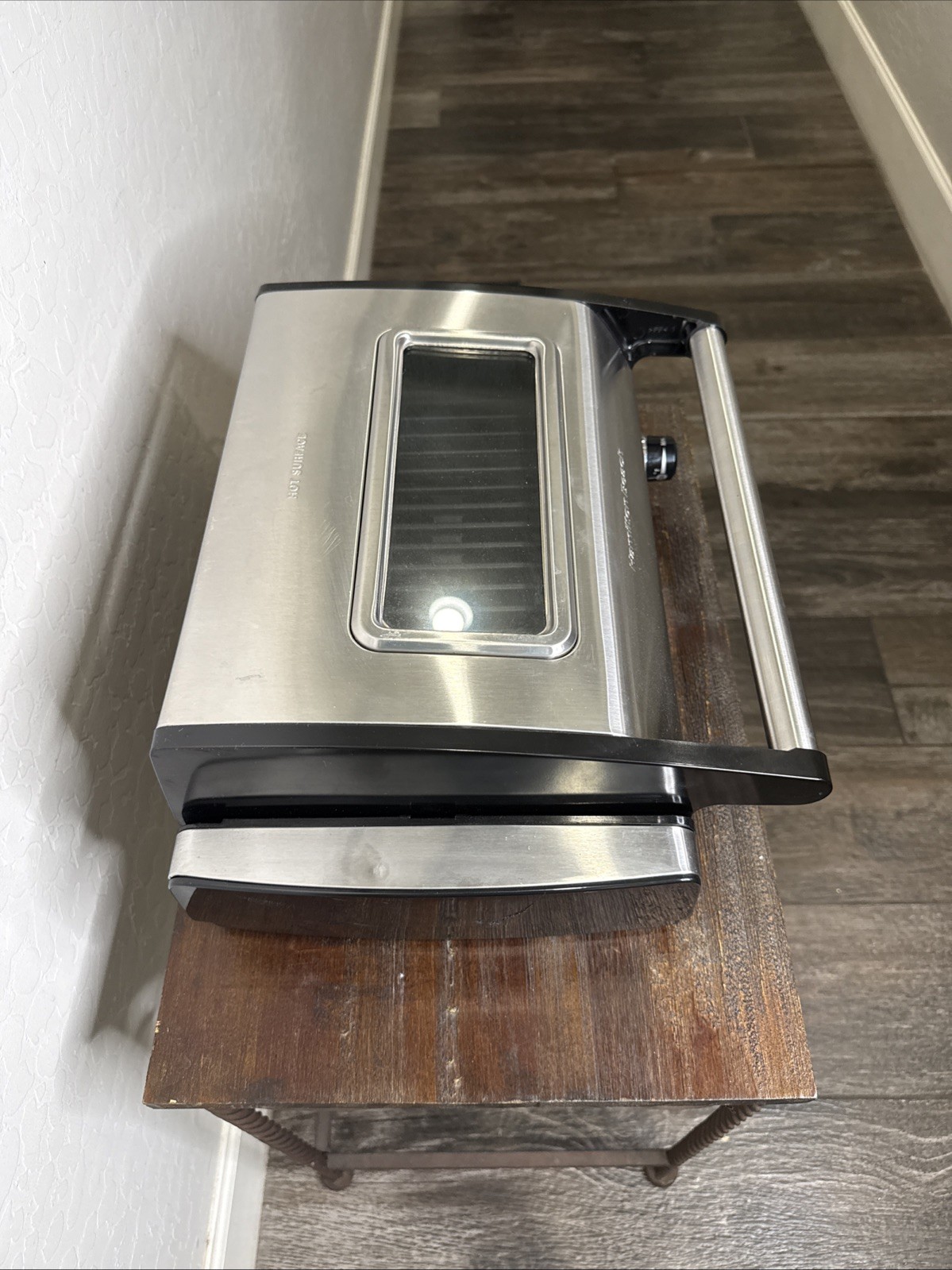 Hamilton Beach Flavor Searing Indoor Grill Stainless Steel W/ Drip Tray