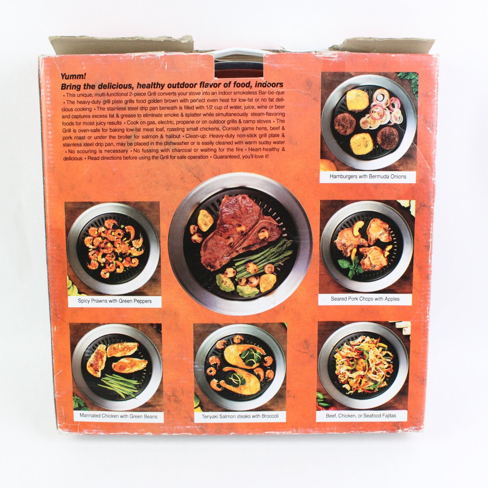 Grill It Professional Indoor Smokeless Stove Top Grill Gas Electric