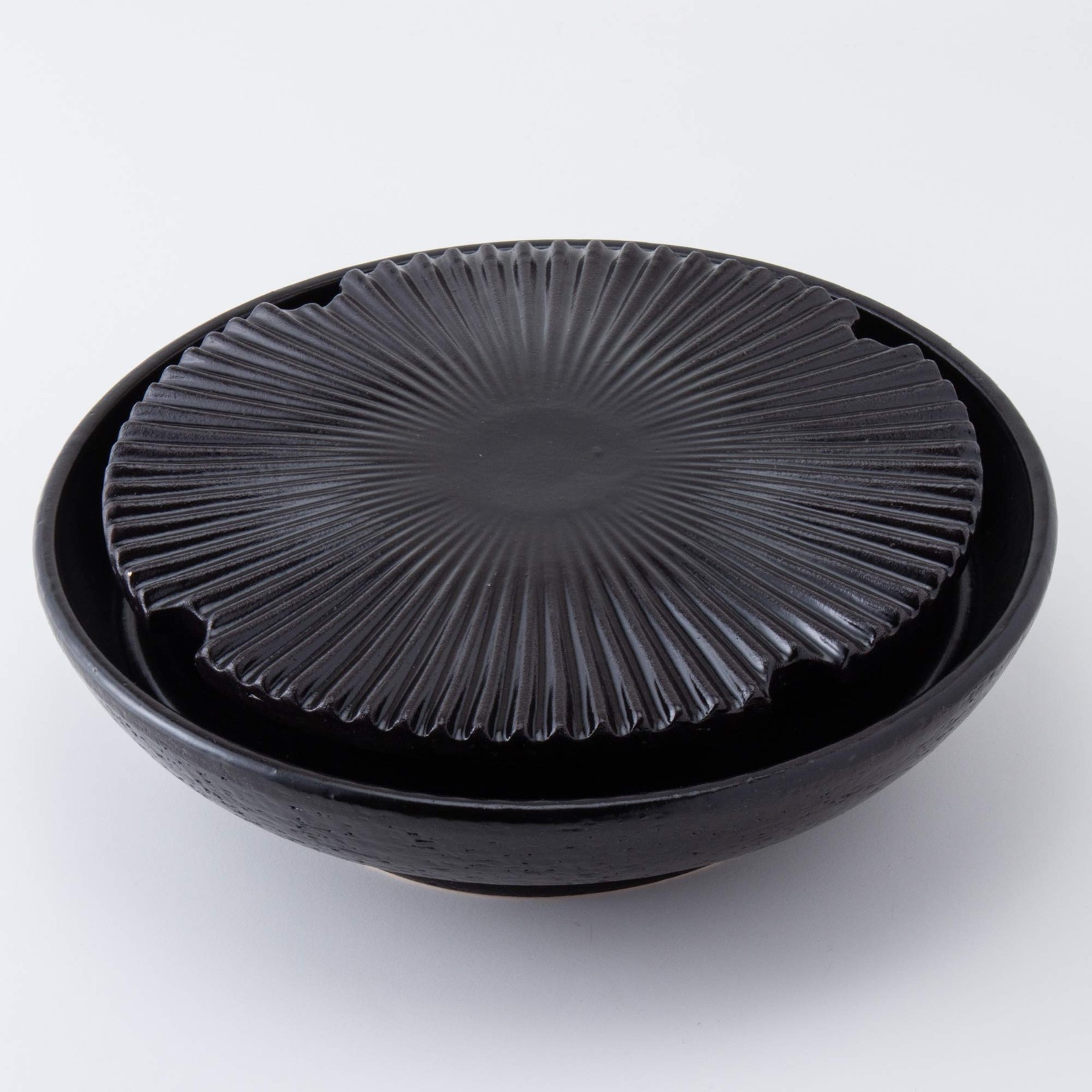 Nagatanien Iga-yaki Tabletop Grill Yakiyakisan Large 32cm Low Smoke Japan ND-18