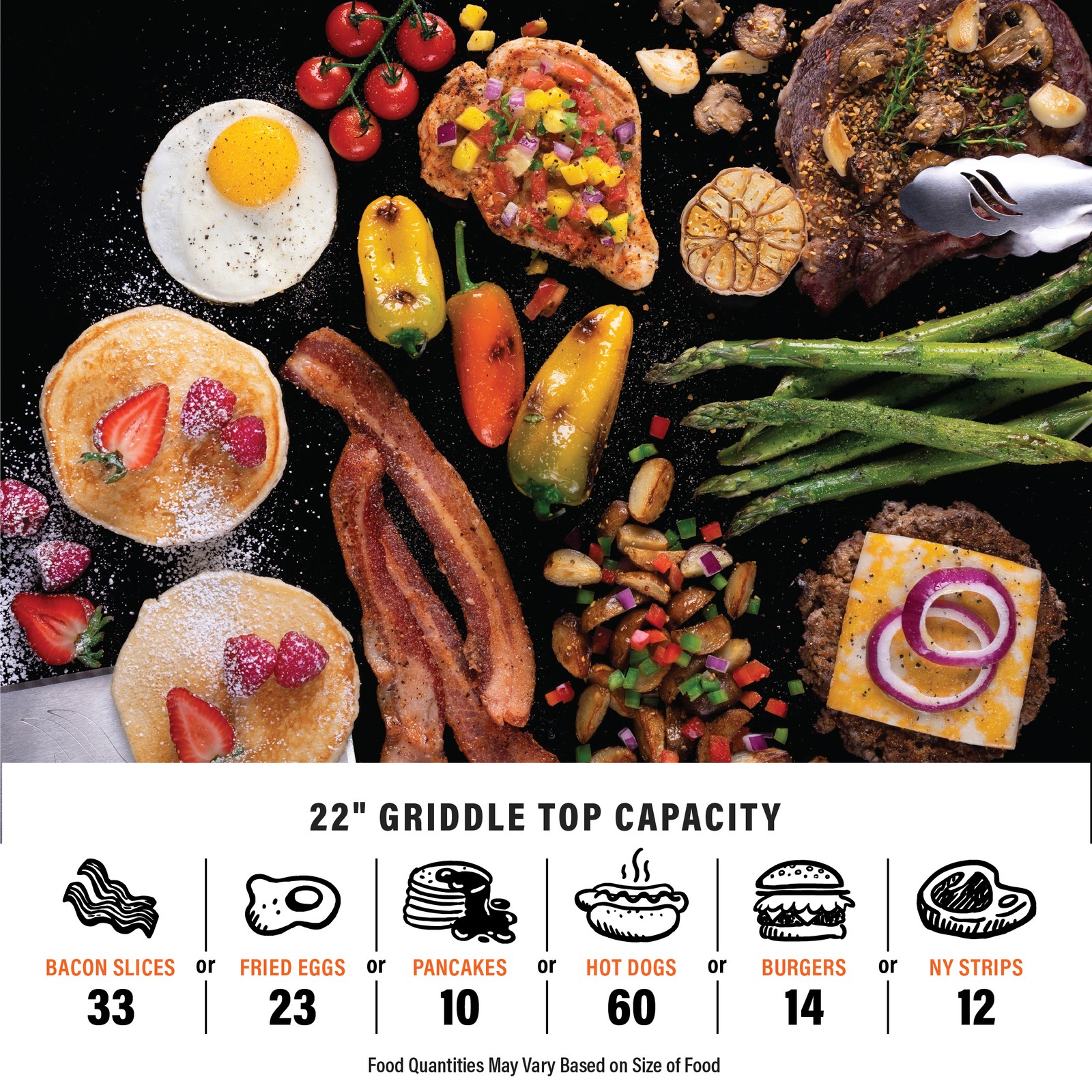 Blackstone Tabletop Griddle Plate, Portable Grill with Built-In Hood (Used)