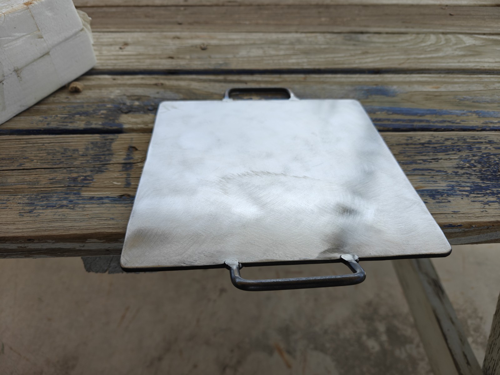 Heavy Duty Steel Comal – 8×8 Inch Tortilla Griddle, 3/16″ Plate