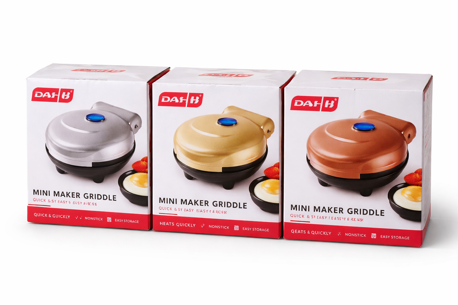 NEW Dash Mini Maker GRIDDLE for Eggs, Pancakes, Grilled Cheese + Great for Dorms