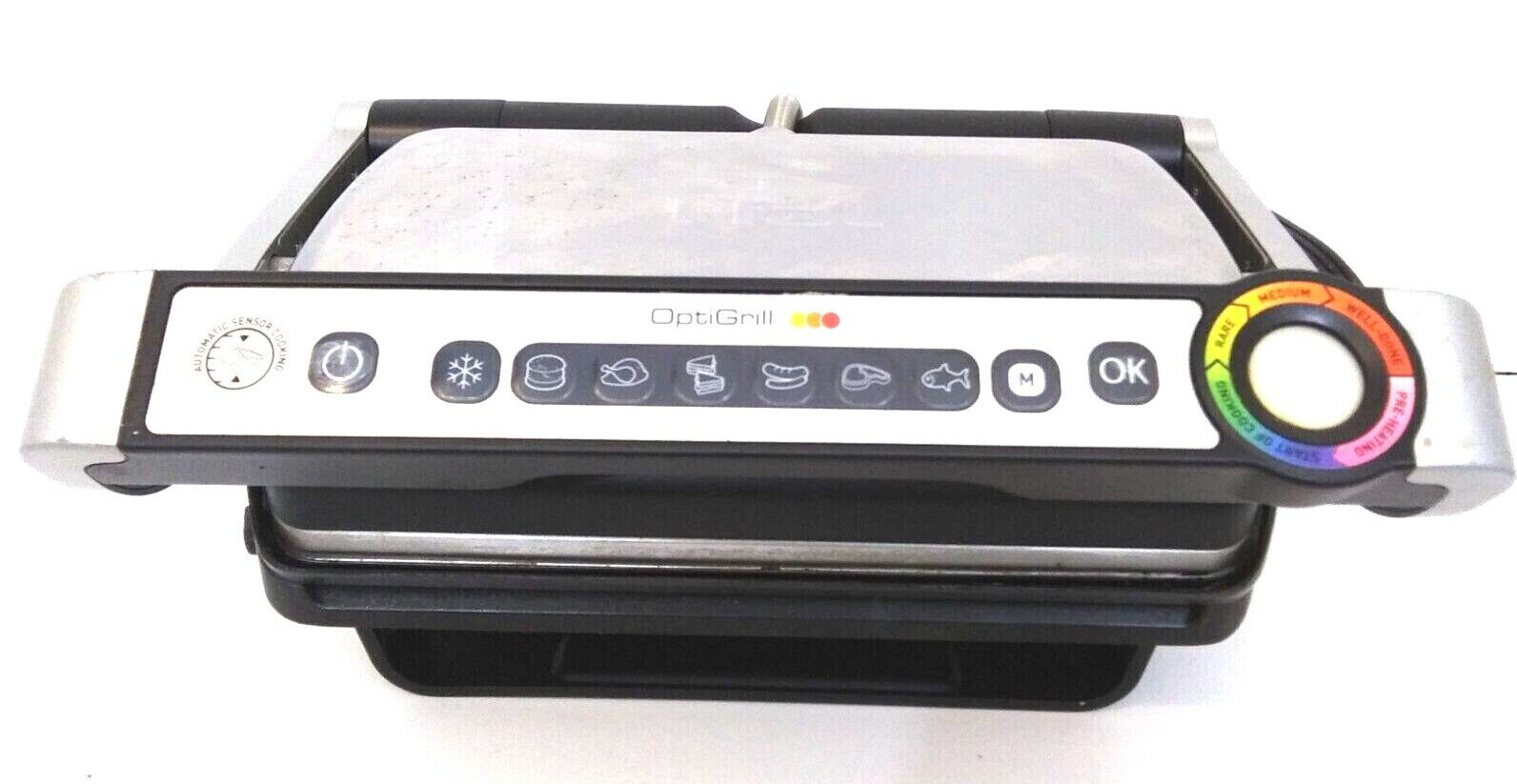 T-Fal OptiGrill 8351si Indoor Electric Grill Panini Sandwich Maker 1800W VGC