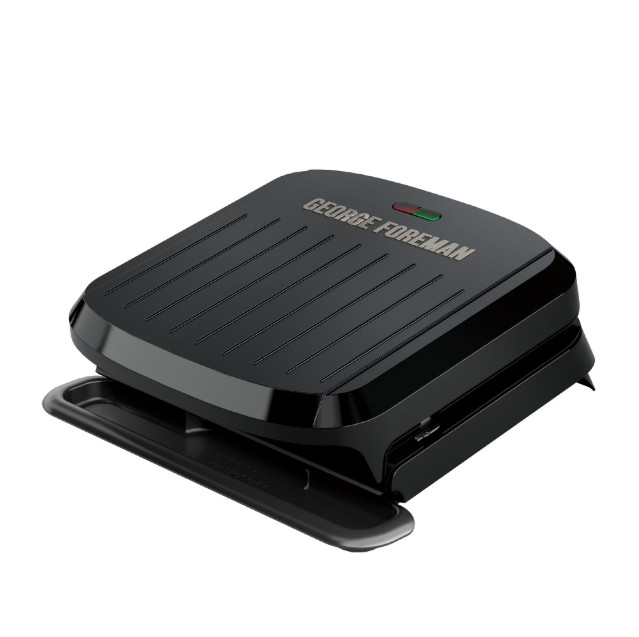 George Foreman 4-Serving Removable Plate Grill and Panini, Black, GRP1065B