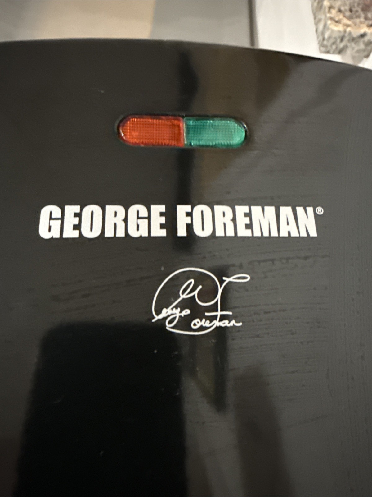 Family Size George Foreman 4-Serving Grill & Panini Removable Plates Black