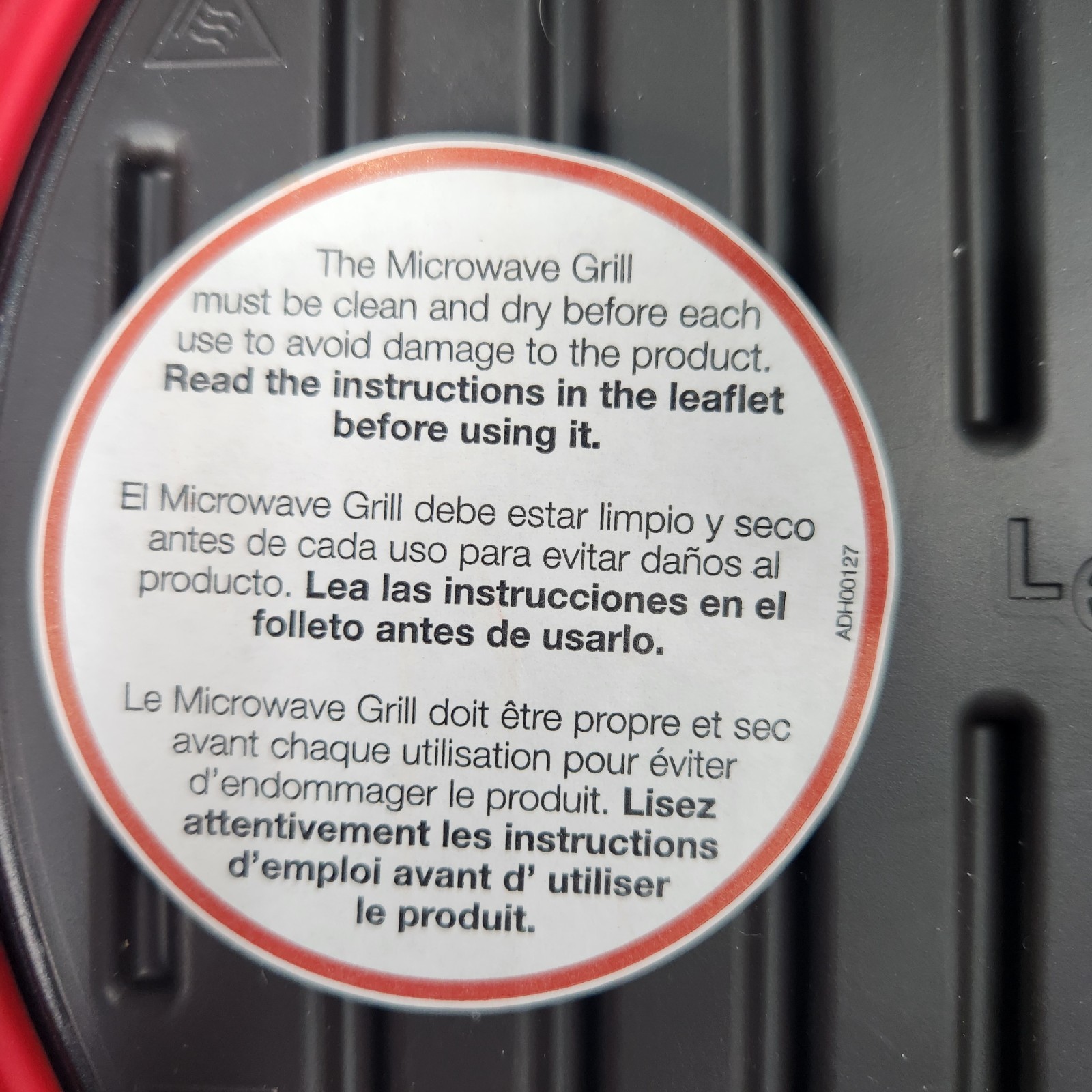 Lekue Microwave Grill | Panini Press & Sandwich Maker | 10″ x 5.7″ Non-Stick