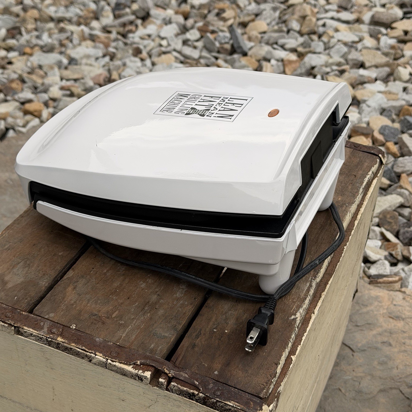 George Foreman Lean Mean Fat Reducing Grilling Machine GR20 Works Tested