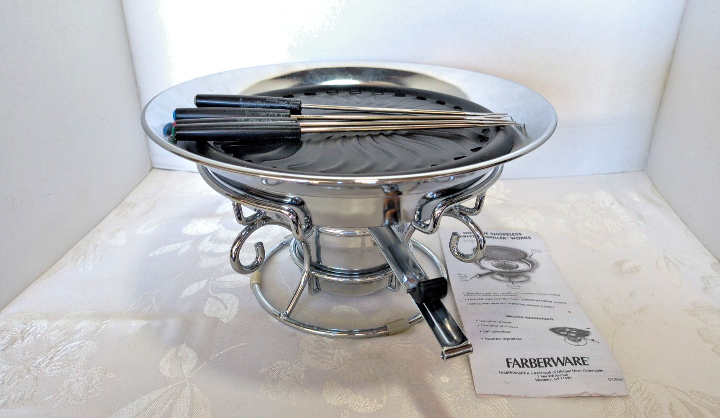 Farberware Smokeless Tabletop (indoor/outdoor) Griller New open Box