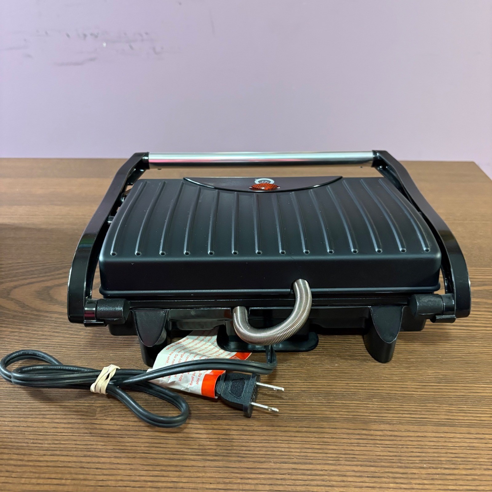 Chef’s Counter Panini Grill SW-100 CC-216 Black Excellent Sandwich Press 760W