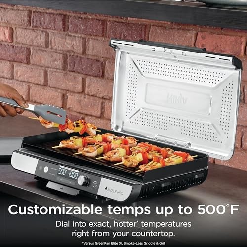 Ninja Sizzle Pro XL 20in Indoor Griddle Grill Ceramic Nonstick