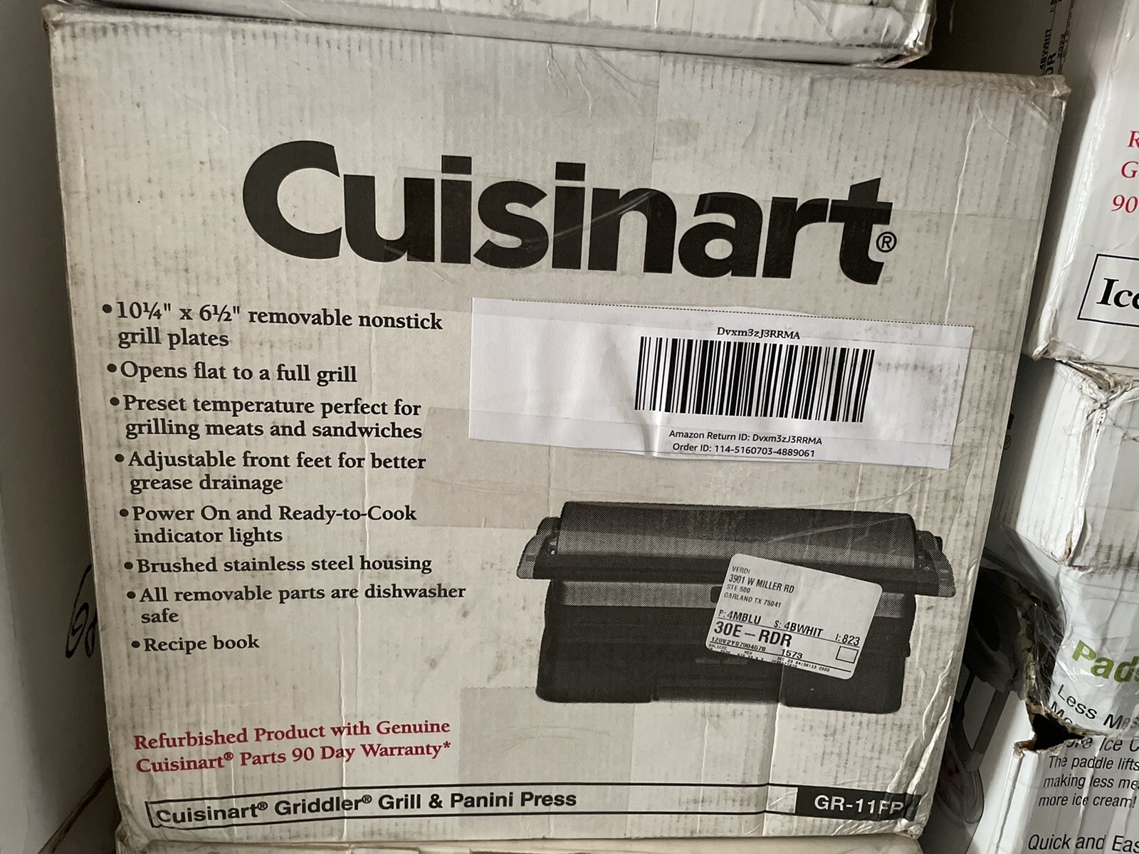 Cuisinart GR-6S Smoke-Less Countertop Contact Griddler