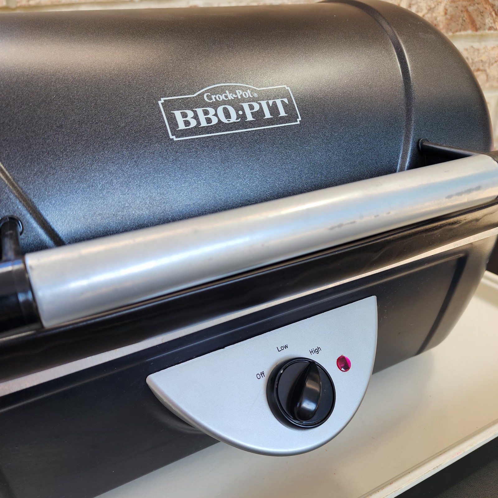 RIVAL Crock Pot BBQ Pit Indoor Countertop Slow Roaster Meat Grill BB100 Tested