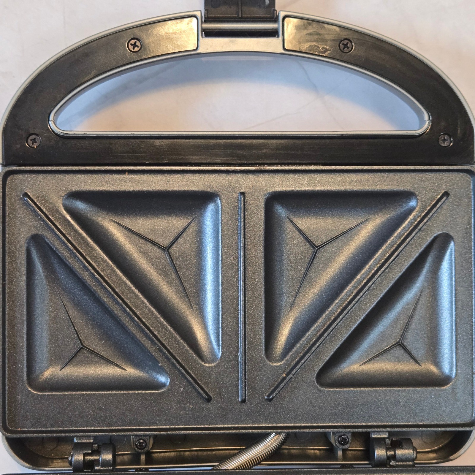 Cuisinart WM SW2N1 Silver Sandwich Grill Waffle Maker 700W – Used