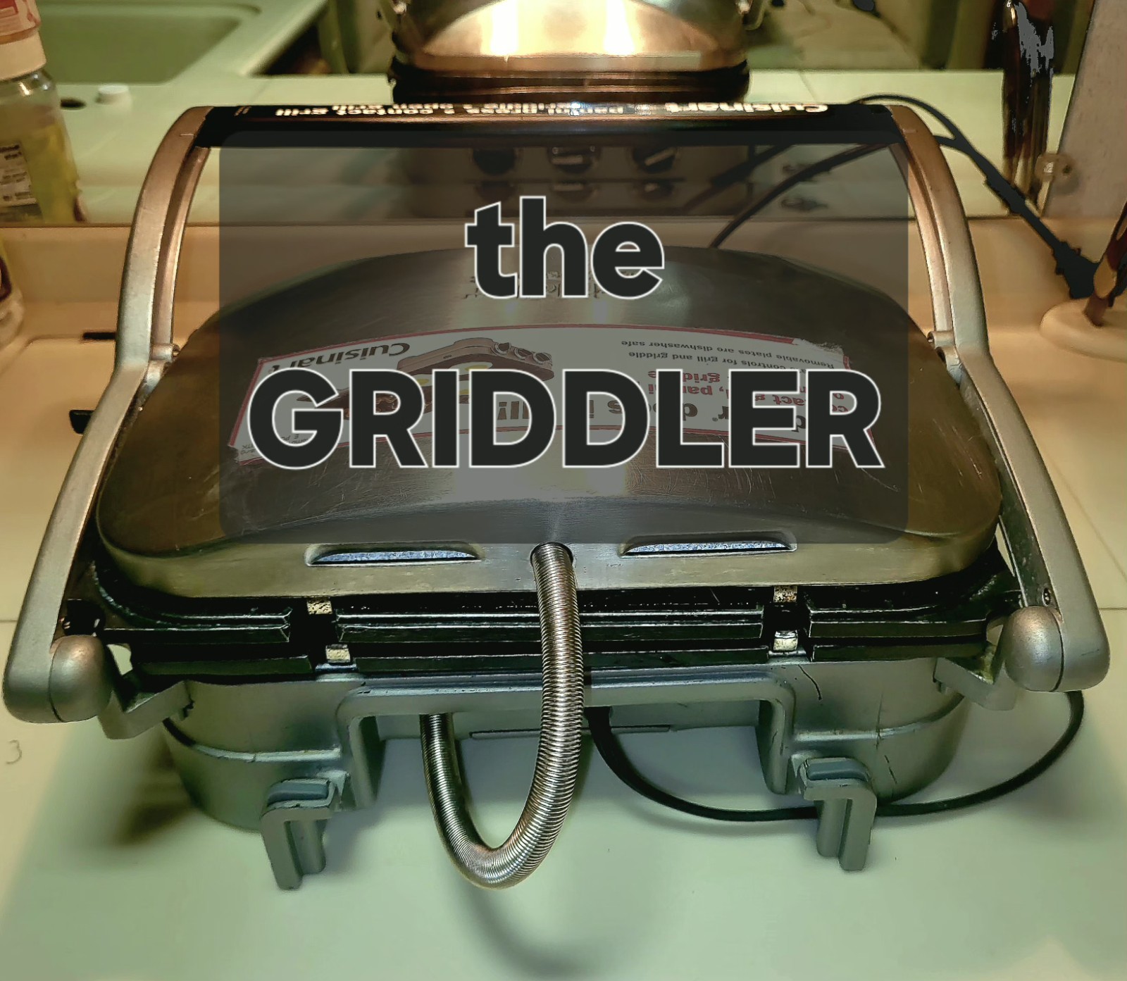 Cuisinart Griddler Indoor Electric Grill/Griddle Panini Press 1500W GR-4NNAS