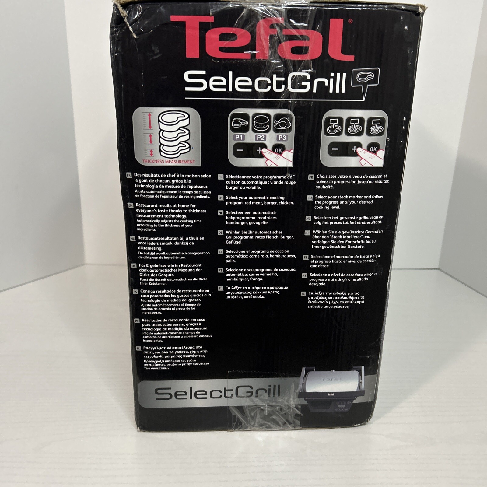 TEFAL TEFAL SELECT GRILL GC740B40 ELECTRIC HEALTH GRILL STAINLESS STEEL 220-240V