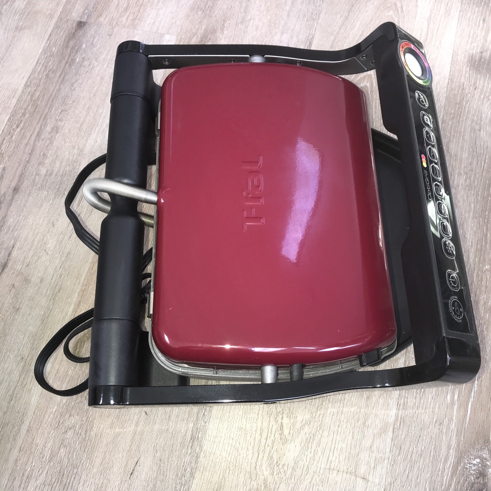 T-Fal OptiGrill + Automatic Sensor Cooking Indoor Electric Grill Works Great