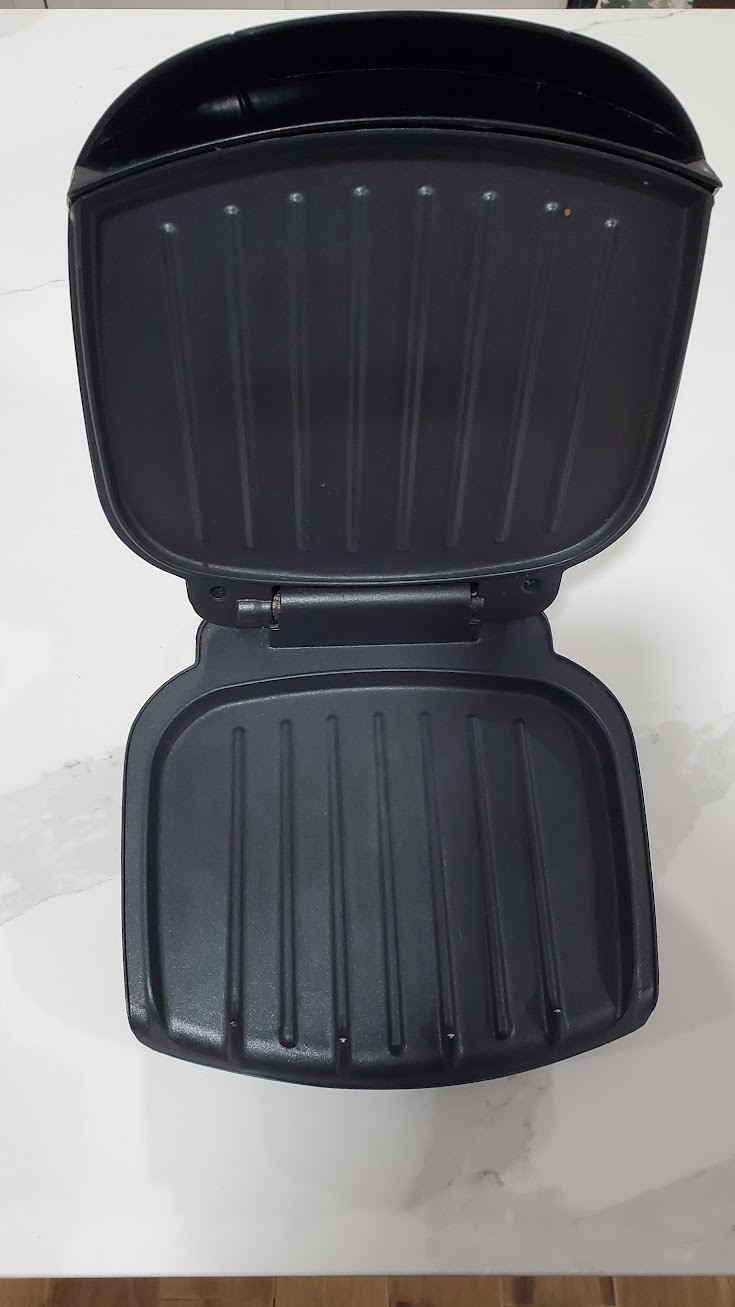 George Foreman GR0040B 2-Serving Classic Plate Grill Black Tested