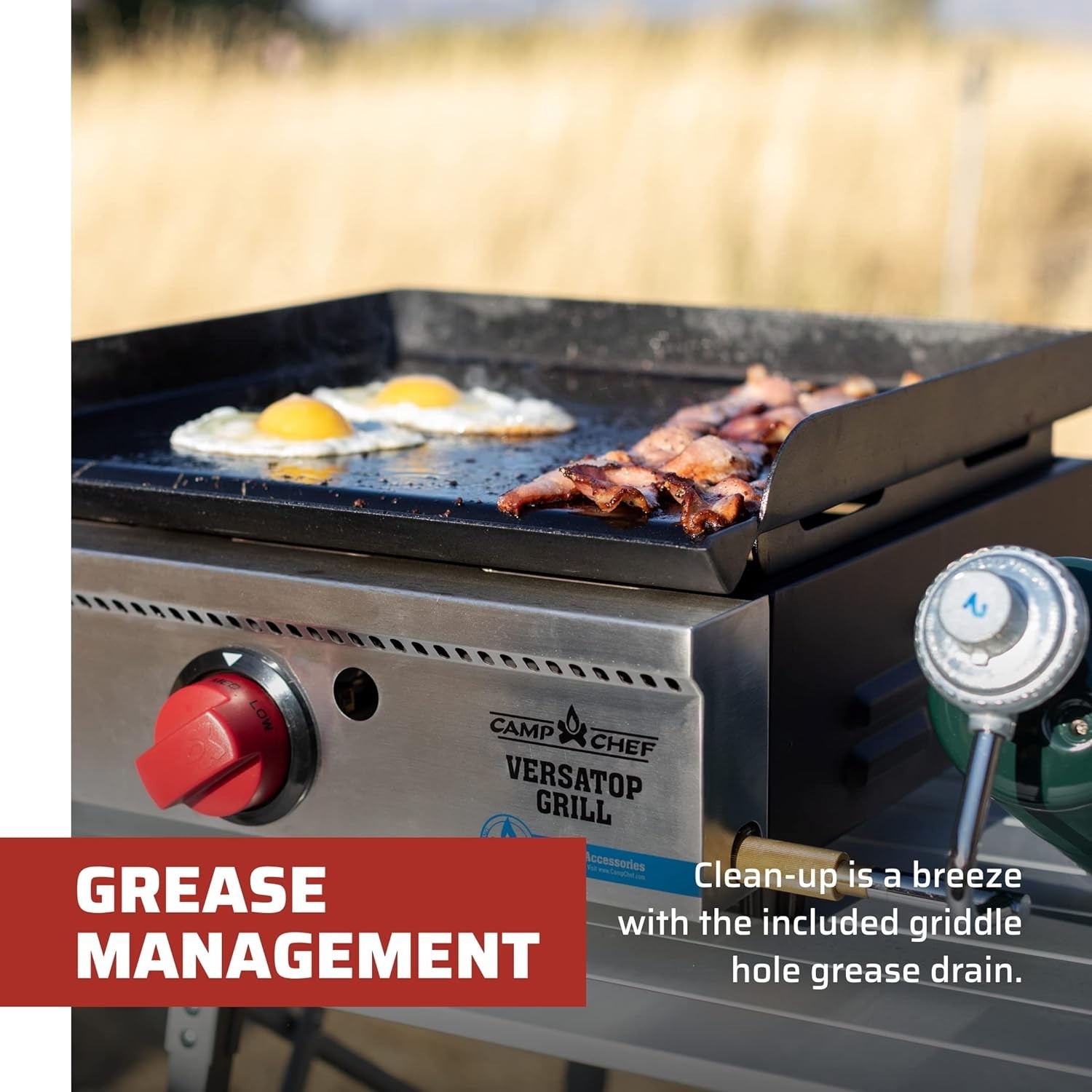 Camp Chef Versatop Portable Flat Top Grill 250 and Griddle (FTG250)