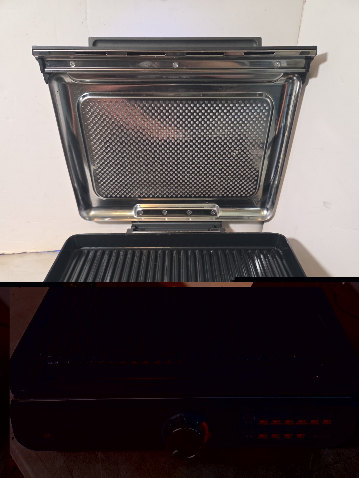 Ninja GR101 Sizzle Smokeless Indoor Grill Griddle Electric Countertop Cooker