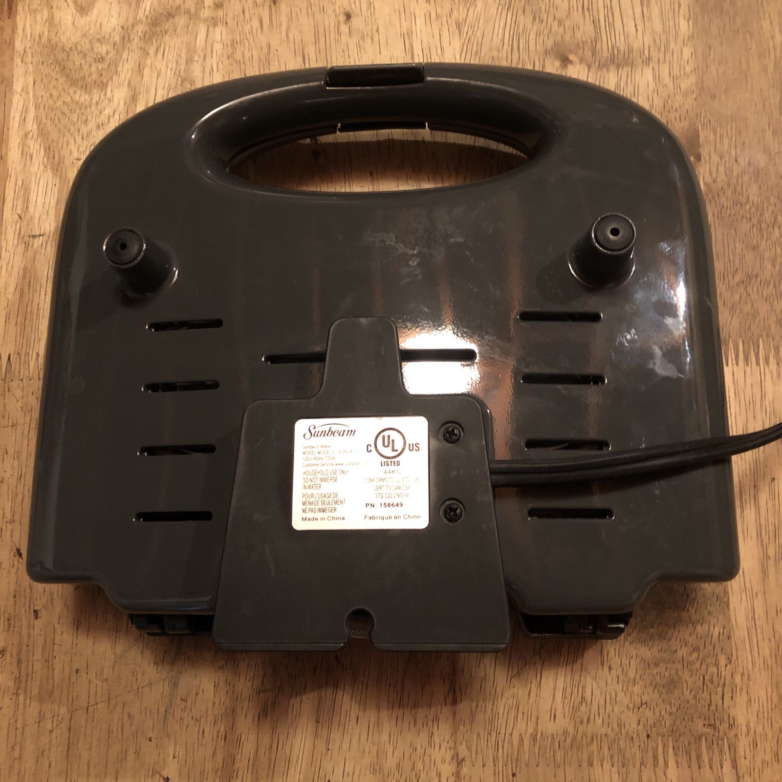 Sunbeam Sandwich Maker Grill Model CLSBSW1525 Tested