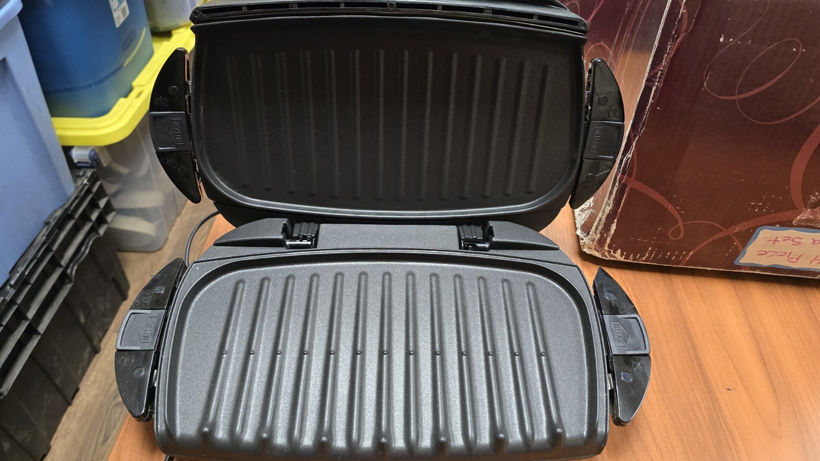 George Foreman GRP4P Lean Mean Fat Grilling Machine Panini Press Tested