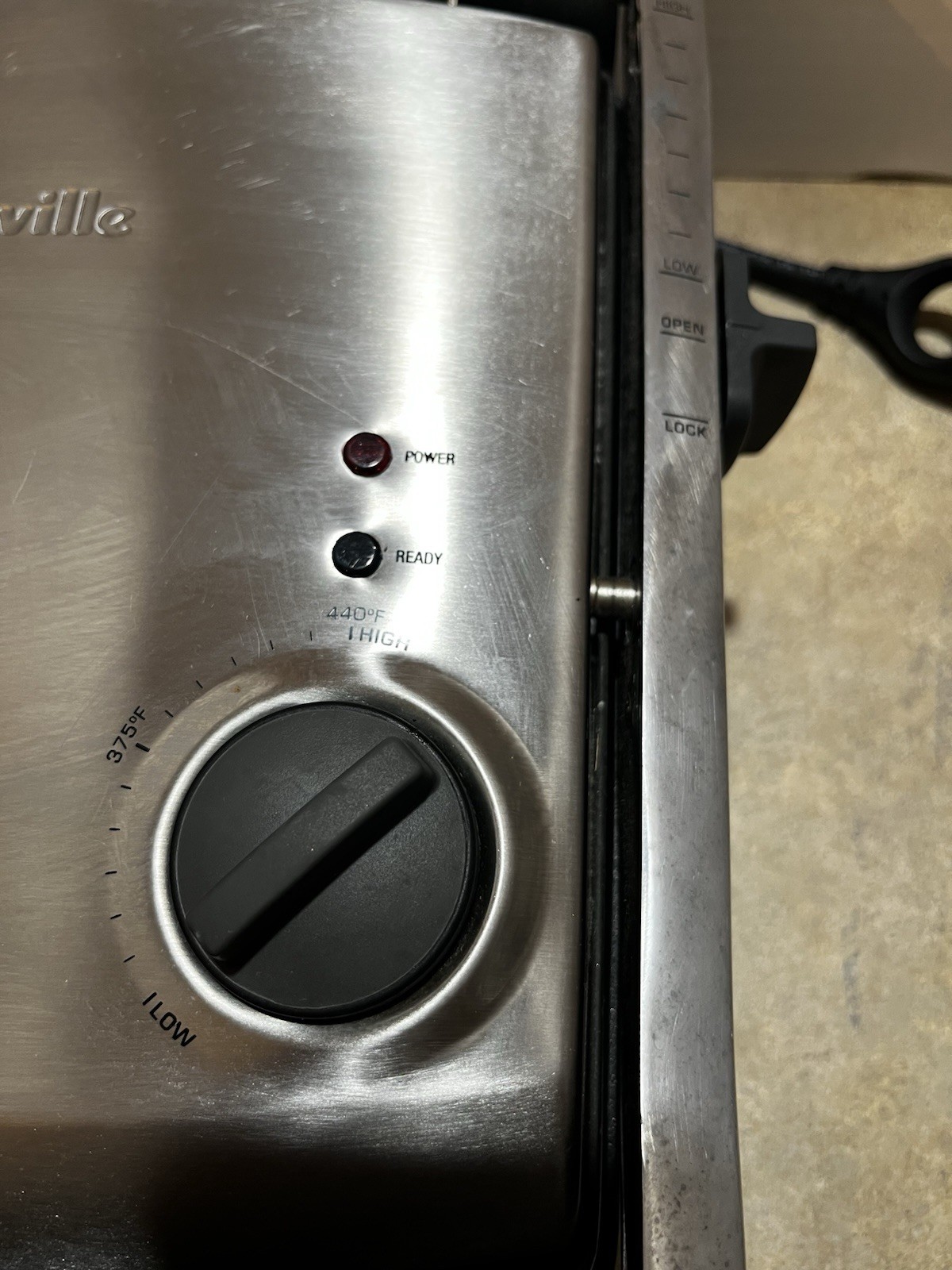Breville Panini Sandwich Press Grill TG425XL Heavy Duty Stainless Steel Tested
