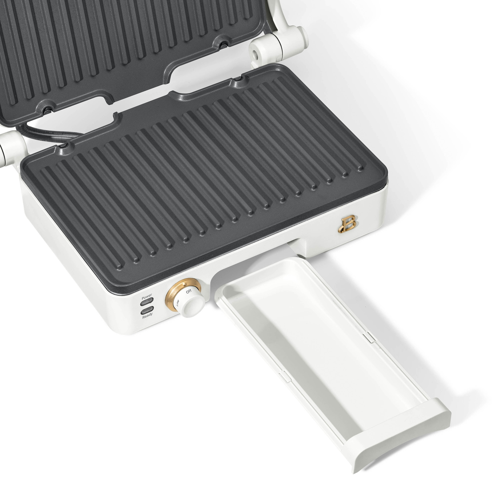 2-in-1 Panini Press & Grill, White Icing by Drew Barrymore