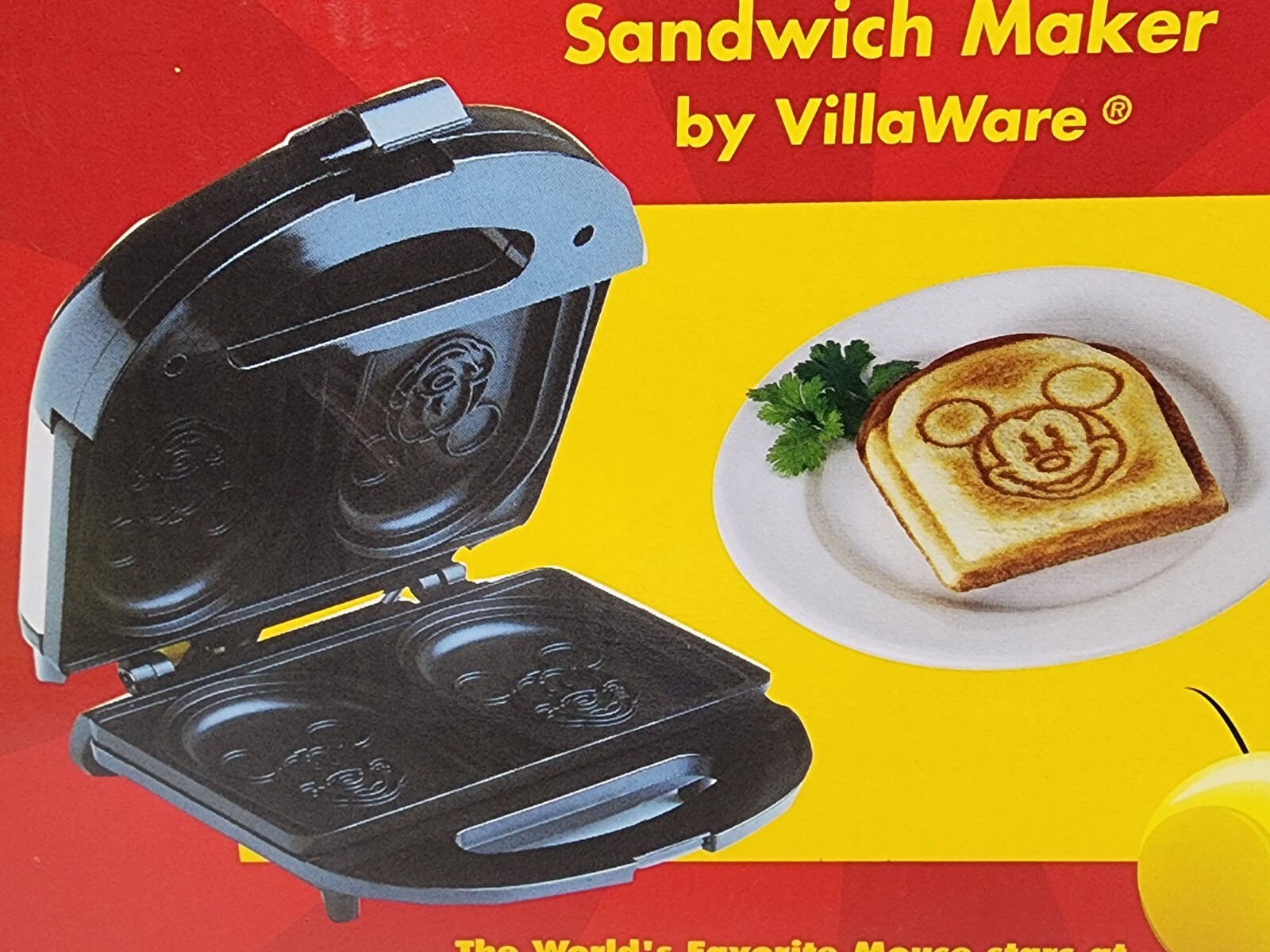 VillaWare V5555-03 Mickey’s Sandwich Maker
