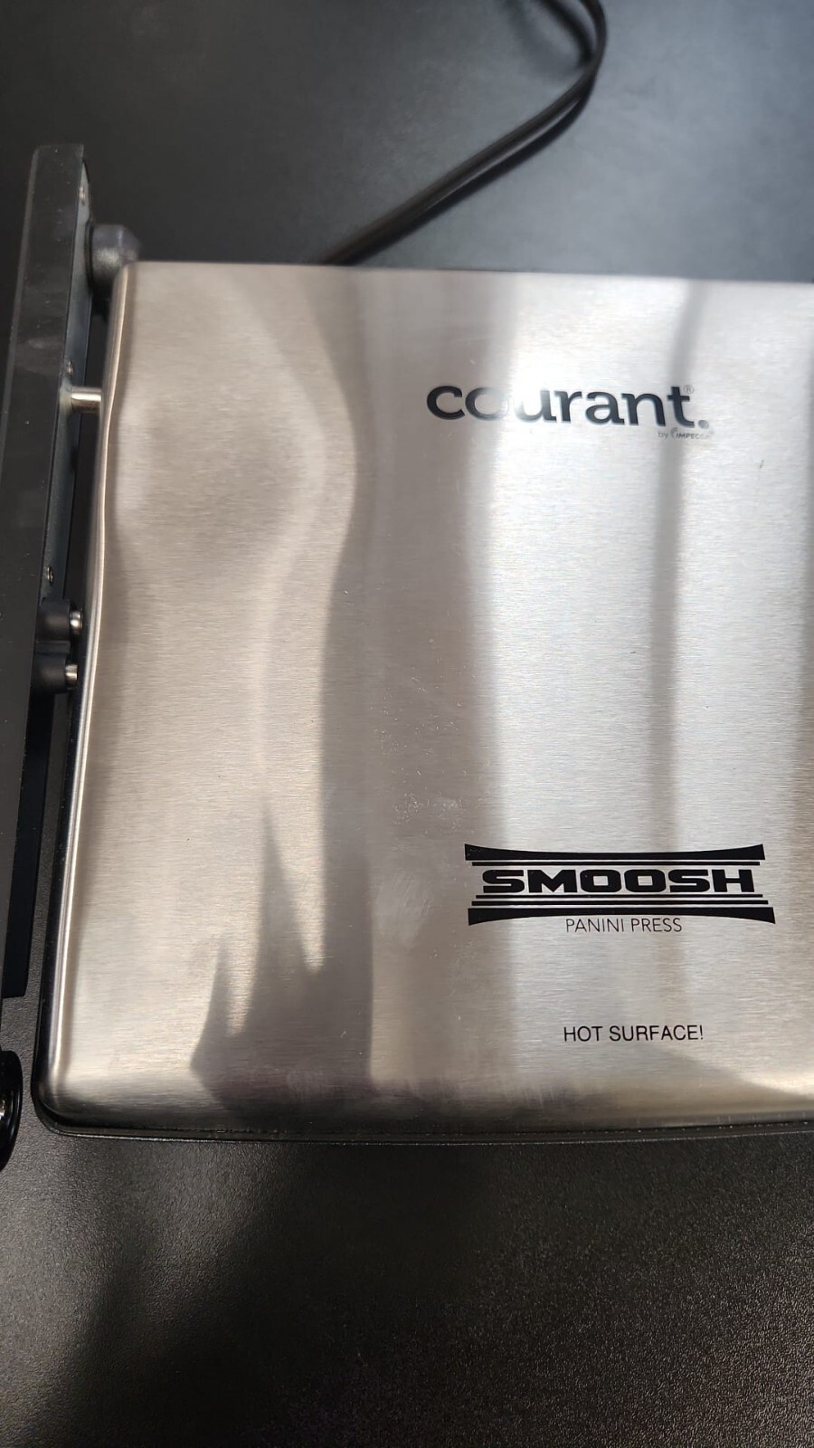 COURANT SMOOSH Panini Press, 180⁰ Griddle, 1400W 4-Servings Delicious Sandwiches