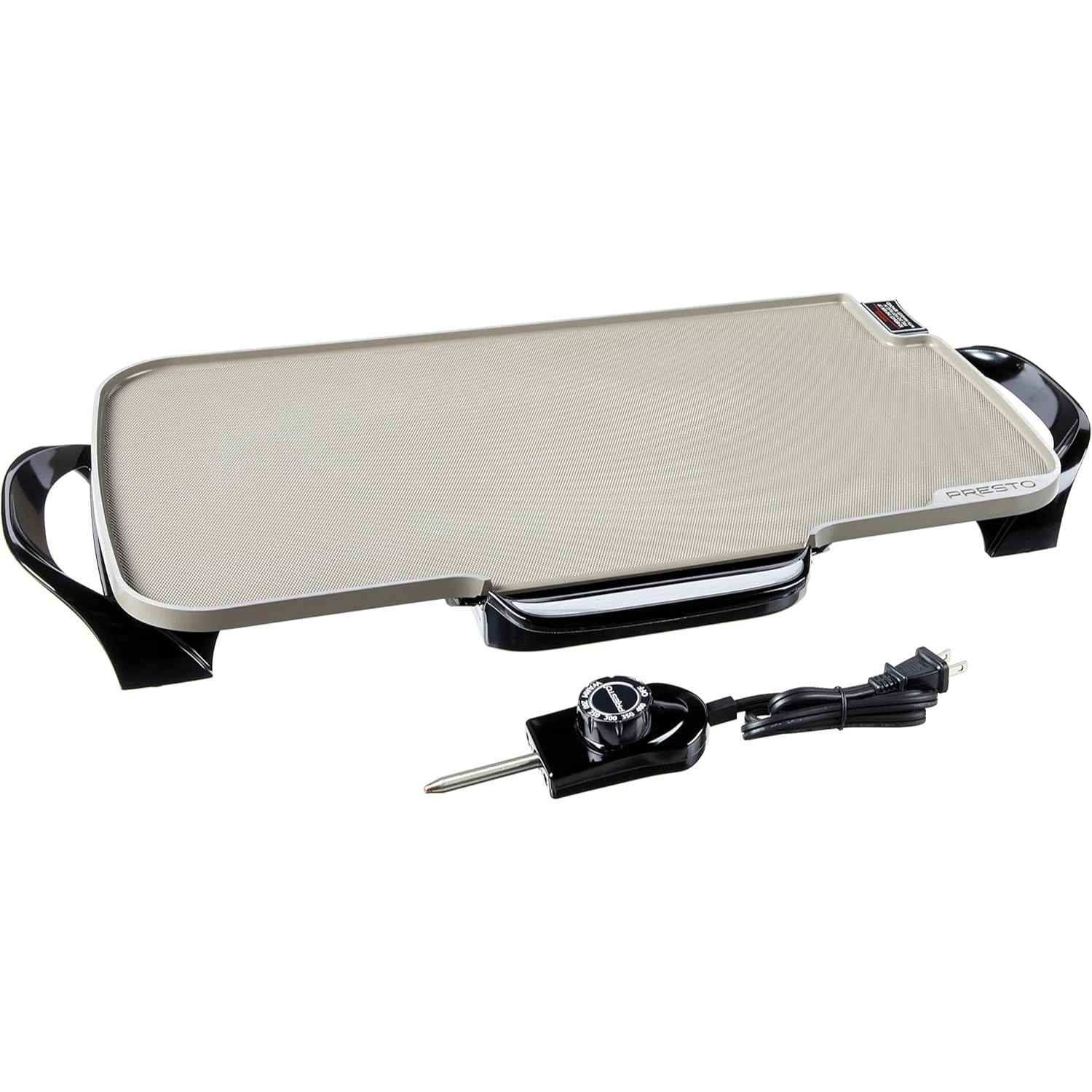 Presto 22 Inch Electric Griddle with Ceramic Surface and Handles