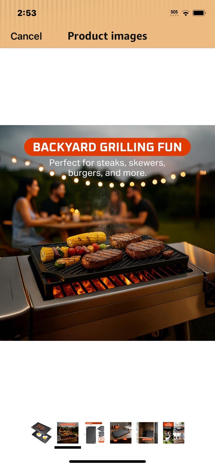 BrUNTMOr2 In One Reversible Grill Plate