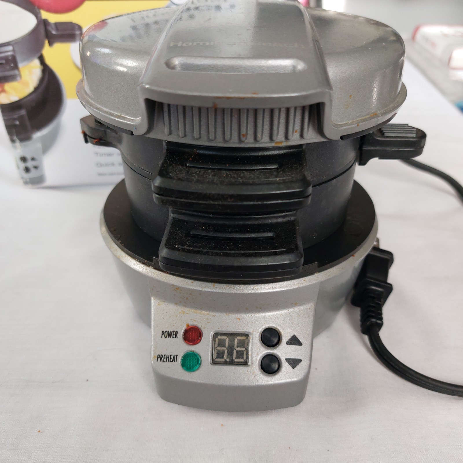 Hamilton Beach Breakfast Sandwich Maker 25478 Nonstick Griddle used a couple x