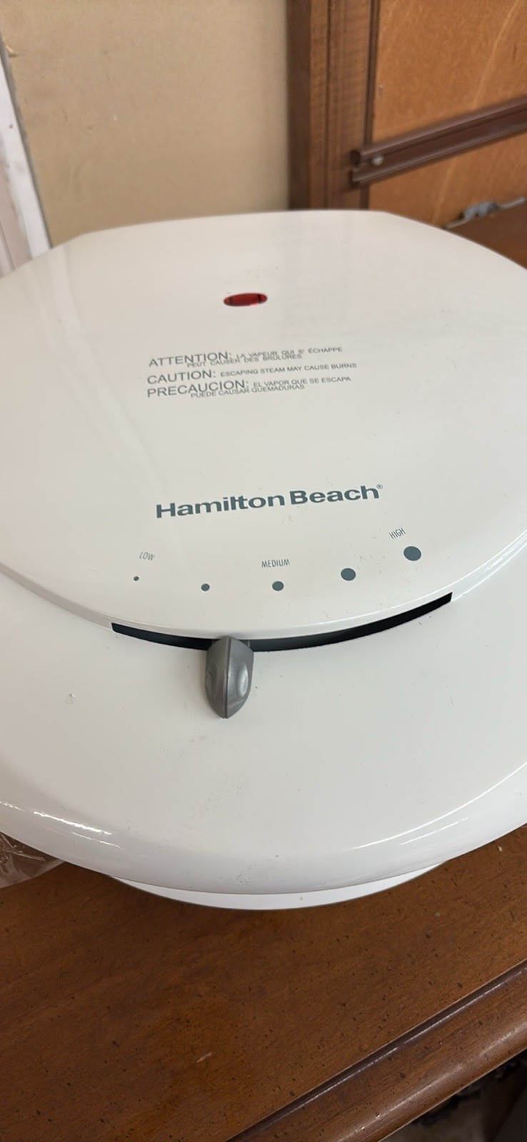 Hamilton Beach Adjustable Electric Contact Grill & Griddle, White/Black