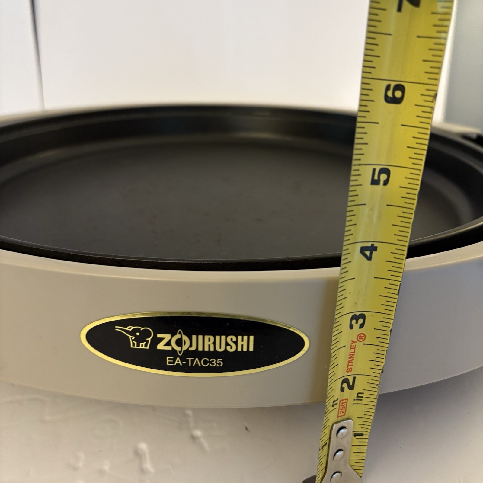 Zojirushi EA‑TAC35 14″ Electric Griddle-Tested/Works; Portable/Tabletop Cooking