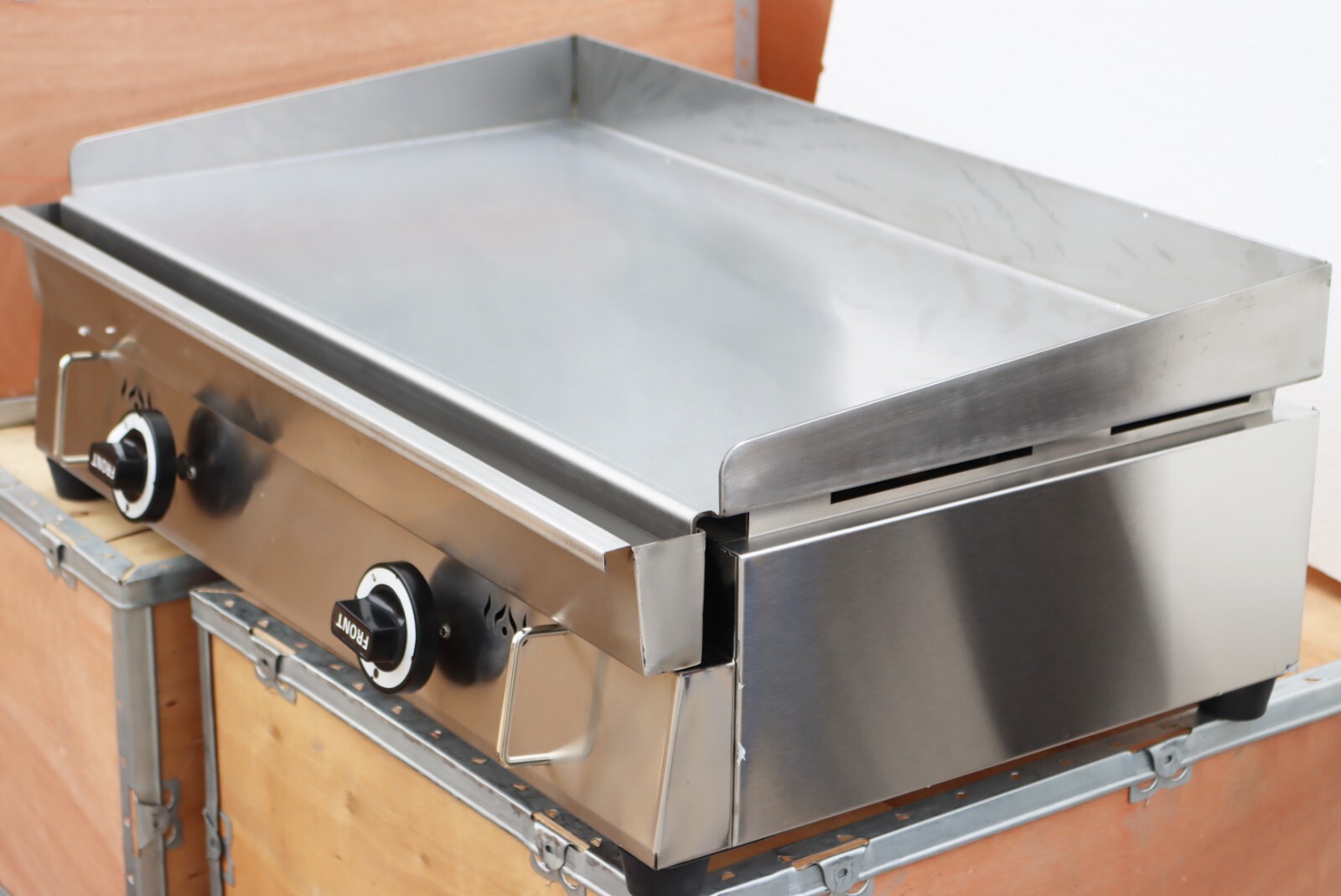 PreAsion LPG Gas Griddle Commercial Countertop Flat Grill Stainless Steel for Re